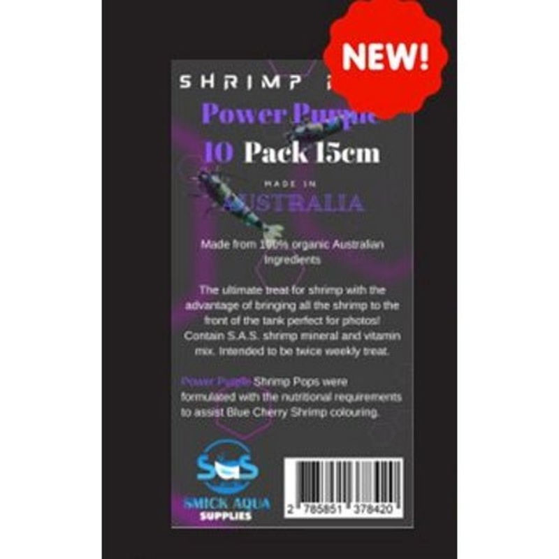SAS Shrimp Pops 15cm - Power Purple