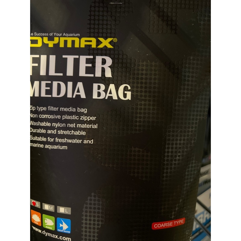 Dymax Filter Media Bag - Coarse Small