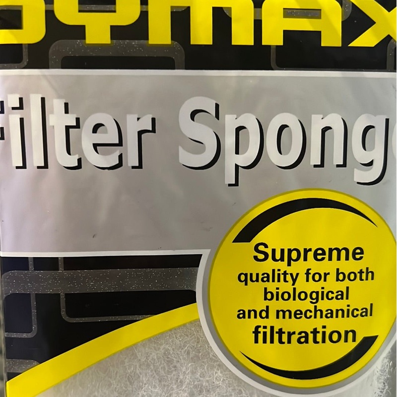 Dymax White Wool Filter Sponge 32x12cm 2pk