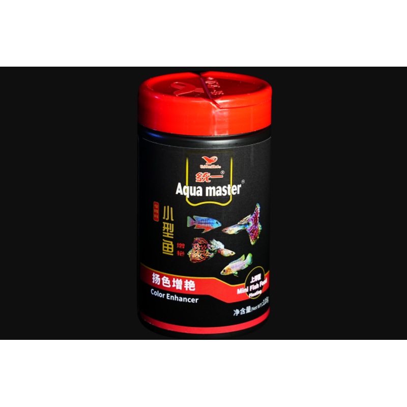 Aqua Master Mini Fish Food 118g Color Enhancer Floating Pellet
