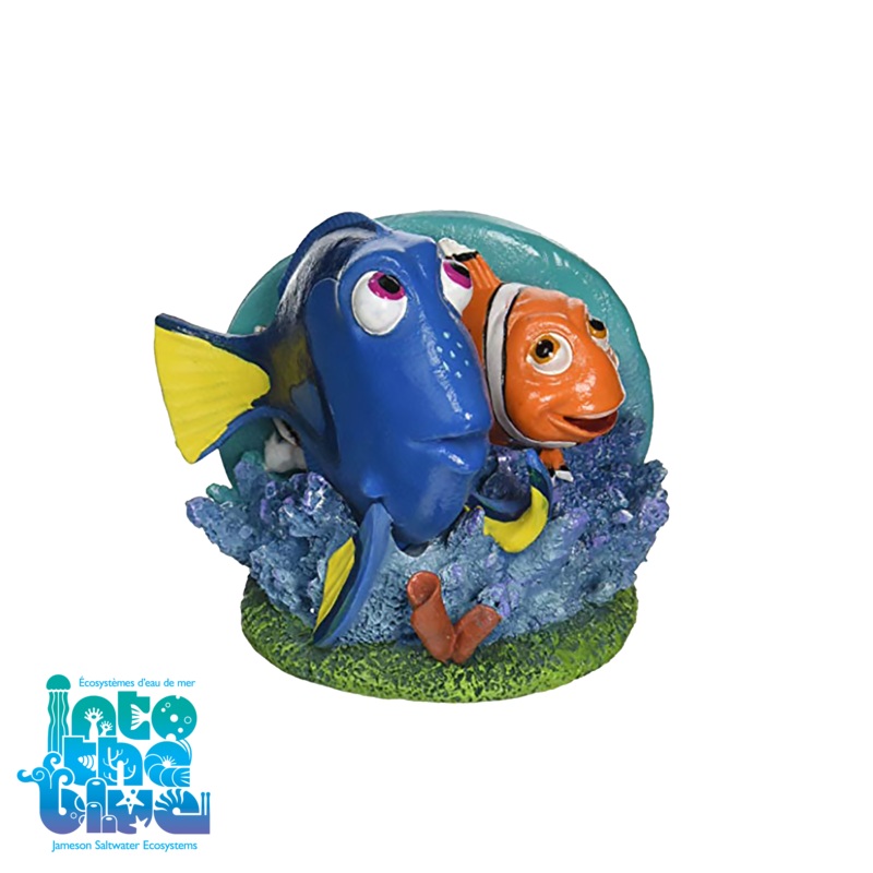 Penn-Plax - Aquarium Decor | Pixar - Finding Nemo | Dory and Marlin on Coral