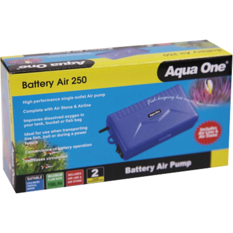 AQUA ONE BATTERY/CAR CHARGER AIR PUMP