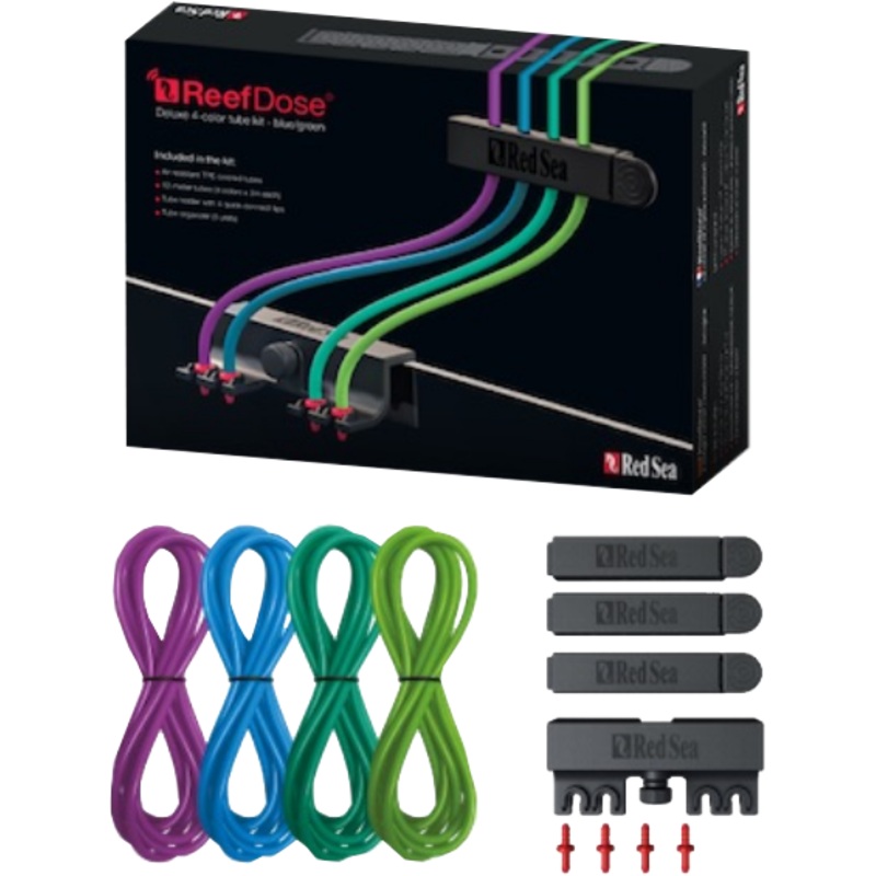 RED SEA REEF DOSE DELUXE 4 COLOR TUBE KIT