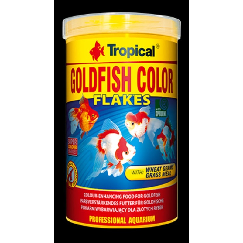 TROPICAL GOLDFISH COLOR FLAKES