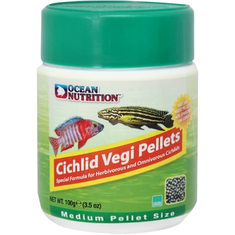 OCEAN NUTRITION CICHLID VEGI PELLETS (M)