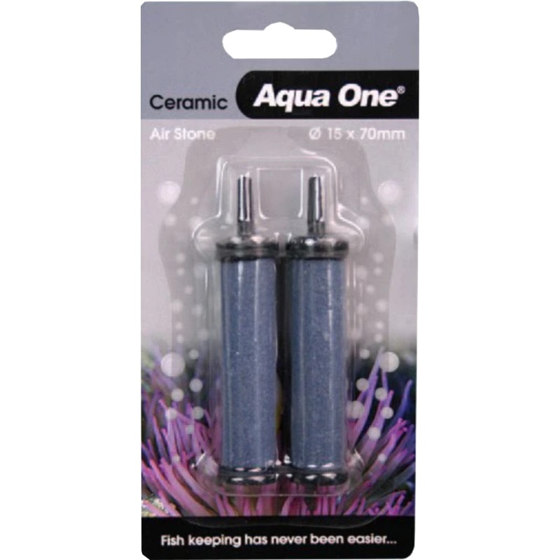 AQUA ONE CERAMIC AIRSTONE 70X15MM 2PK