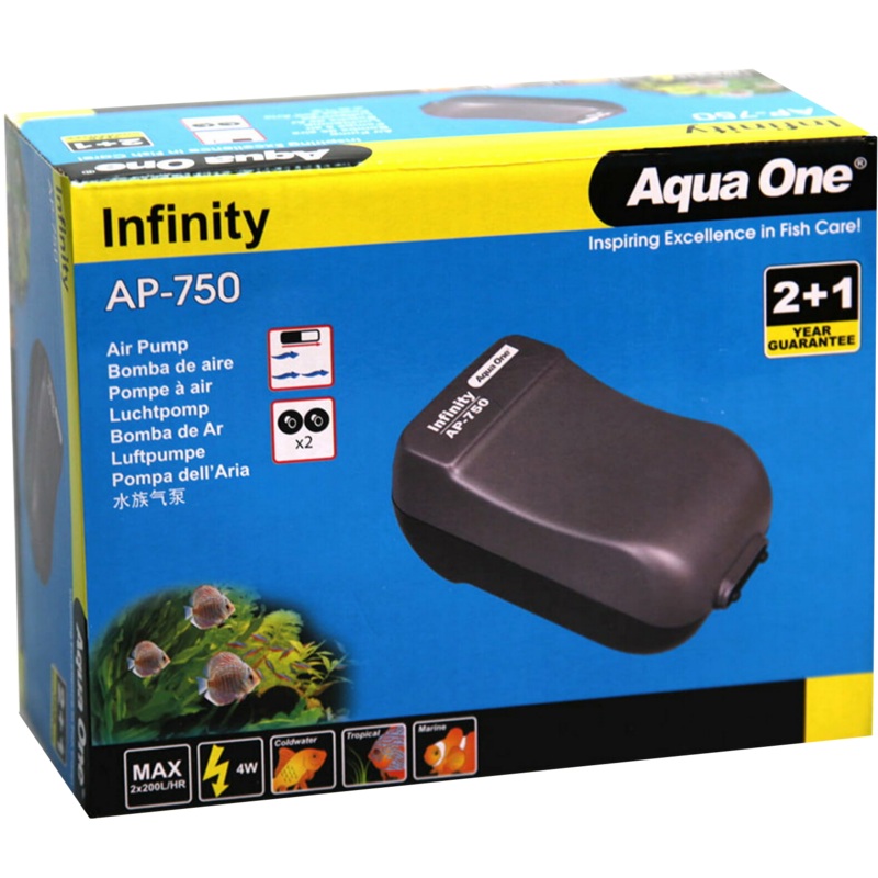 AQUA ONE DUAL AIRPUMP 750R