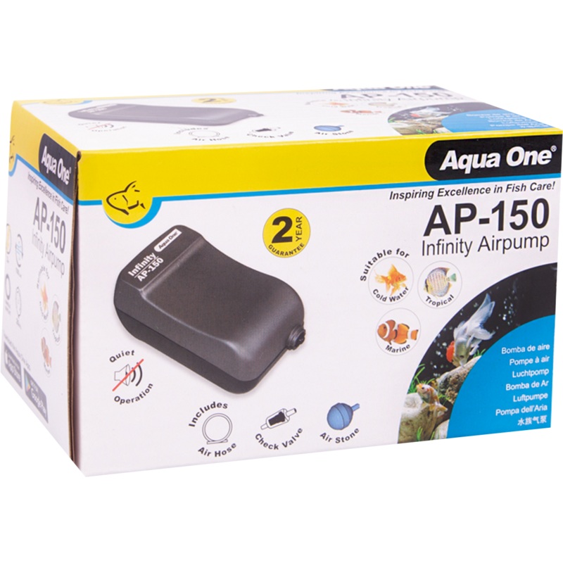 AQUA ONE SINGLE OUTLET AIR PUMP AP-1502