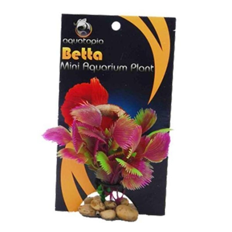 Aquatopia Mini Plant Purple Green 10cm