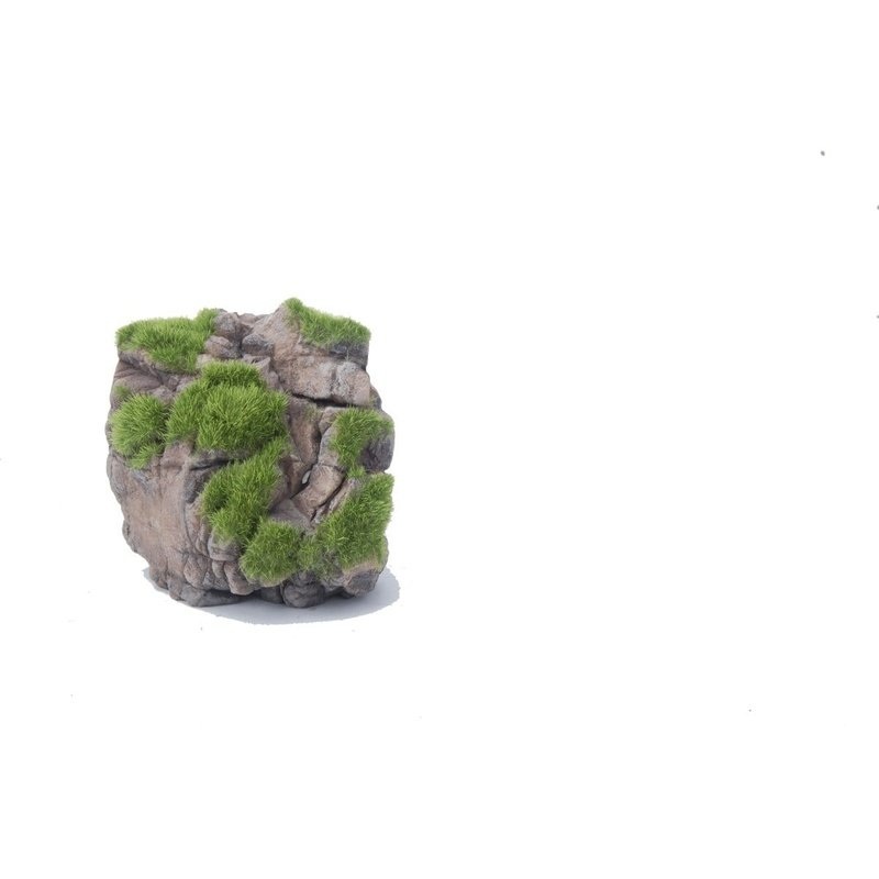 Aquatopia Natural Rock with Moss 12 x 9 x 13cm