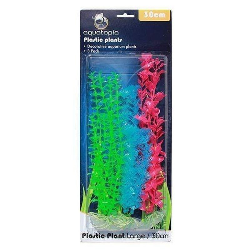 Aquatopia Neon Plastic Plants 30cm