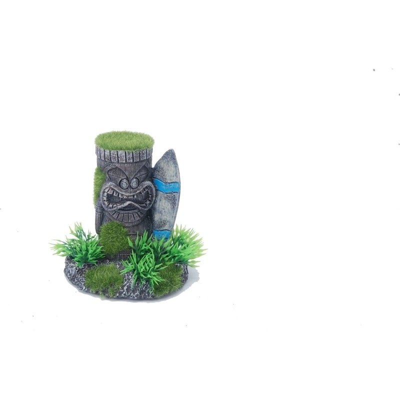 Aquatopia Warrior Face with Surfboard 6.5 x 9 x 10cm