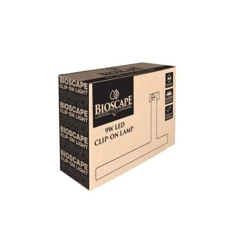 Bioscape LED Clip-on Lamp 9W Stainless Steel