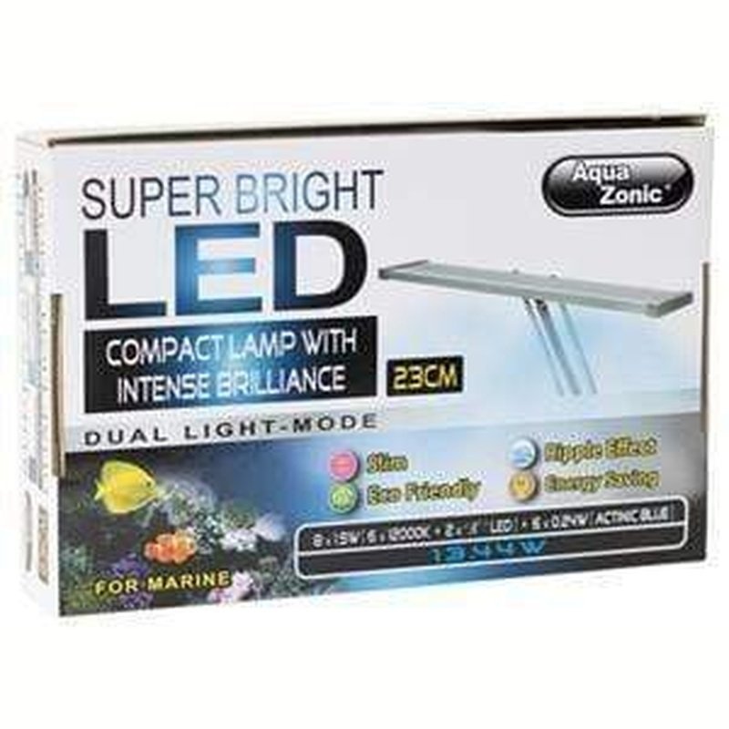 Aqua Zonic Super Bright LED Clamp Lamp 27cm Marine