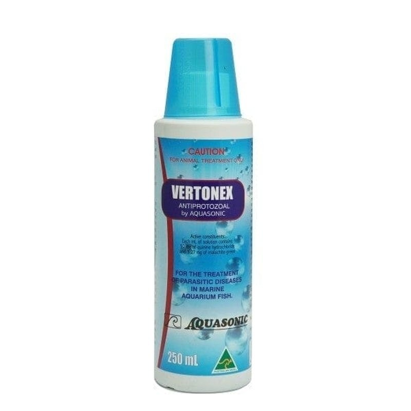 Aquasonic Marine Vertonex - White Spot Treatment (Saltwater - Quinine Hydrochloride & Malachite Green)