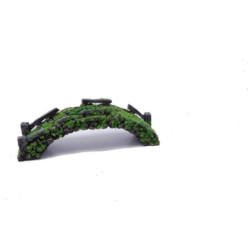 Aquatopia Bridge with Moss 26 x 8 x 8cm