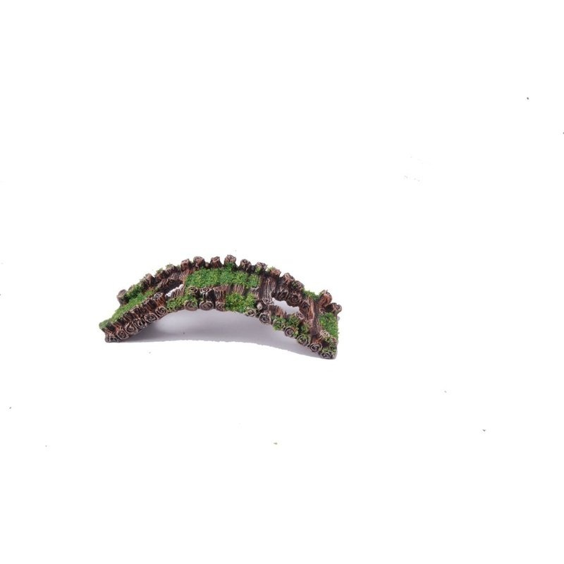 Aquatopia Broken Bridge with Moss 13 x 4 x 4cm