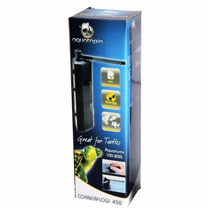 Aquatopia Cornerflow 450 Filter (100-200L, 450L/hr)