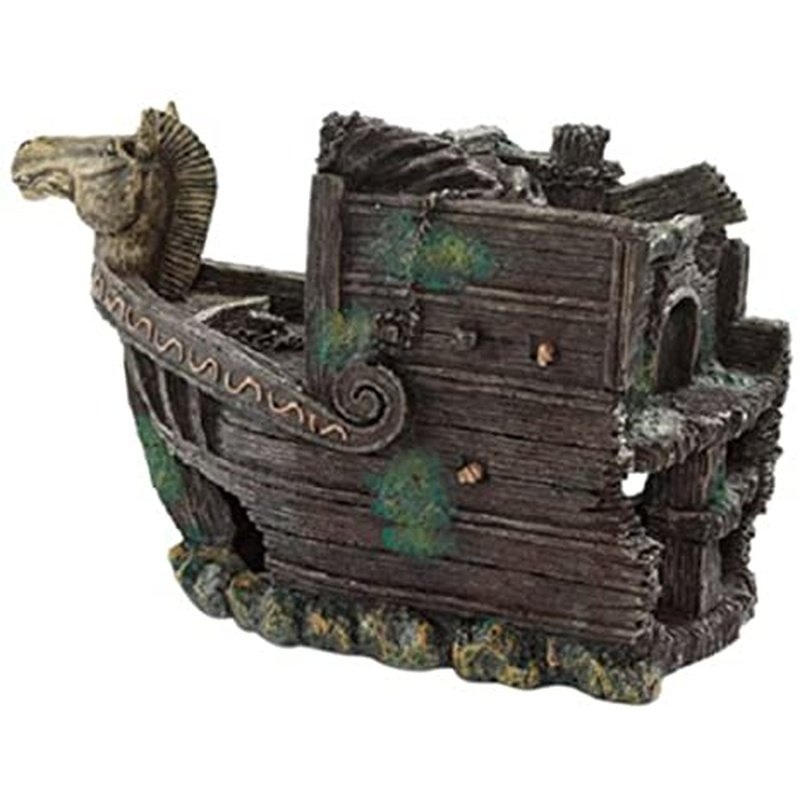 Aquatopia Half Boat with Horse Head 18x10x11.5