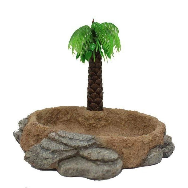 Aquatopia Hermit Crab Palm Tree with Bowl