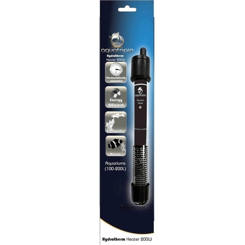 Aquatopia Hydrotherm Heater 200W 32cm (100-200L)