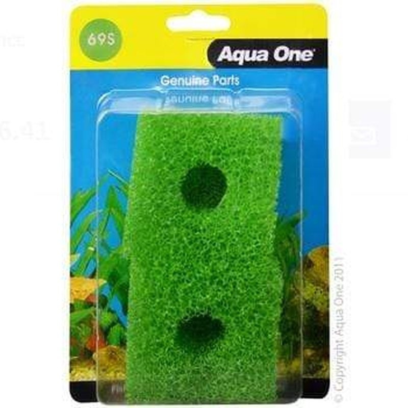Aqua One Sponge 2pk 69s - AquaStart 340 - 25069s