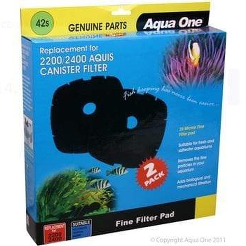 Aqua One Sponge 35ppi 2pk 42s - Nautilus 2700, Brilliance 180 - 25042s