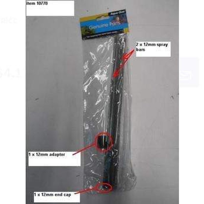 Aqua One Spray Bar 12mm 2pk - Aquis 500 700 VA230 300 - 10770