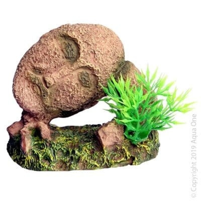 Aqua One Stone Face Head on Rock 9 x 5.5 x 6.5cm