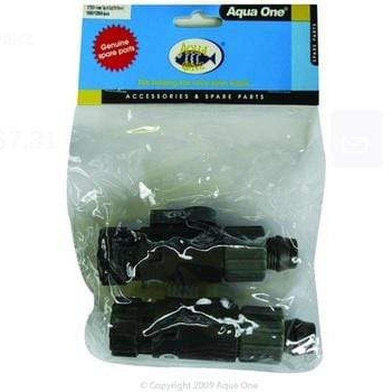 Aqua One Tap Set In Out 16mm - Aquis 1000 1200 - 10763n