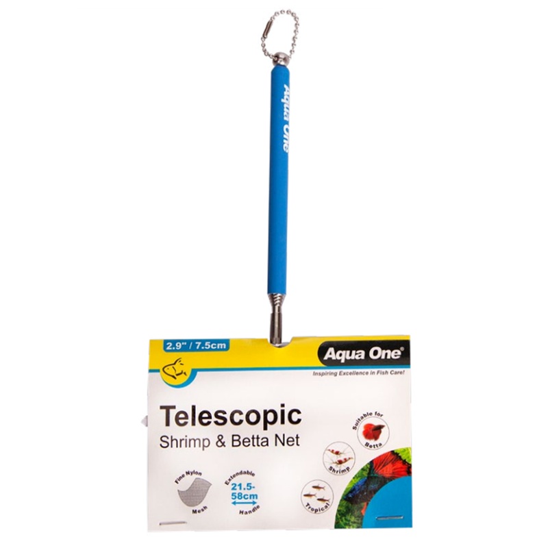 Aqua One Telescopic Fish Net Fine 7.5 x 7cm