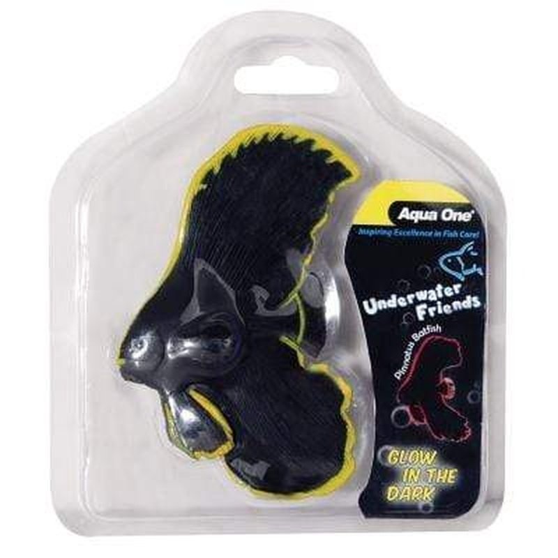 Aqua One Underwater Friends Glow in the Dark Floating Batfish