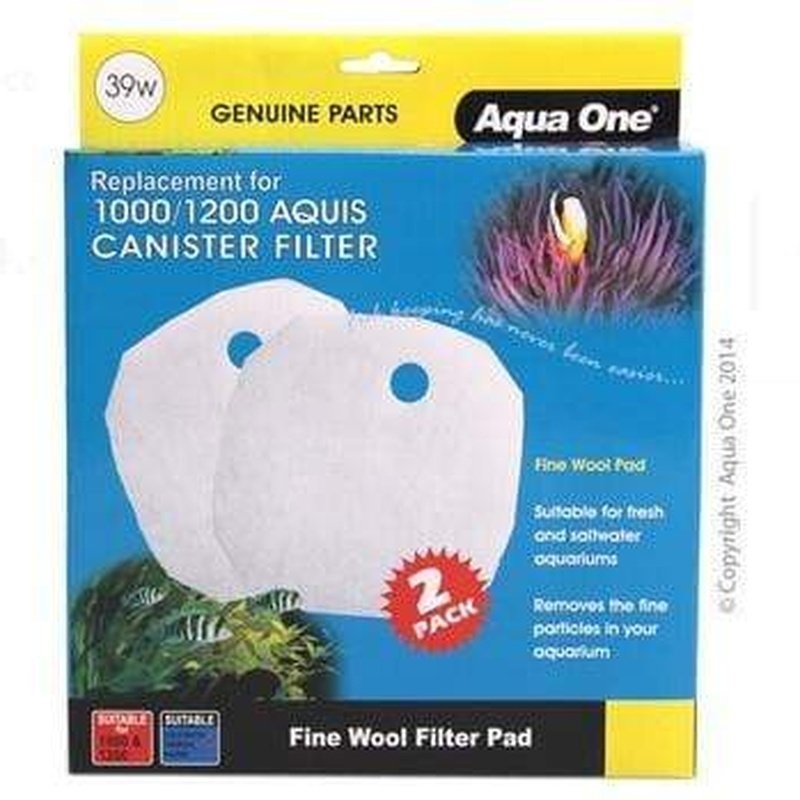 Aqua One Wool 2pk 39w - Aquis 1000/1200 - 25039w