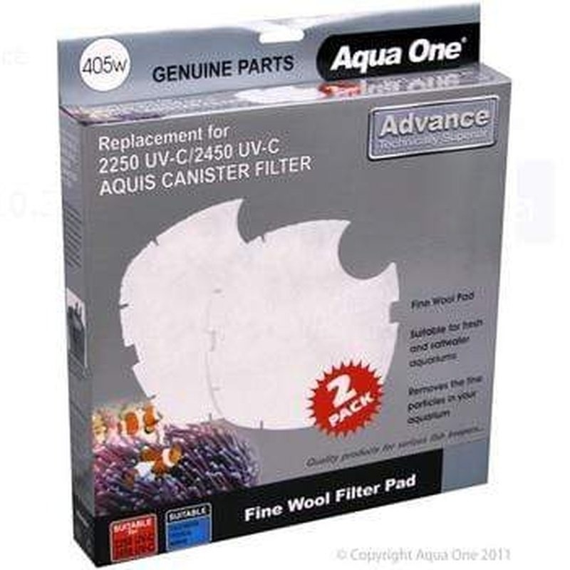 Aqua One Wool 2pk 405w - Nautilus 2700UVC - 25405w