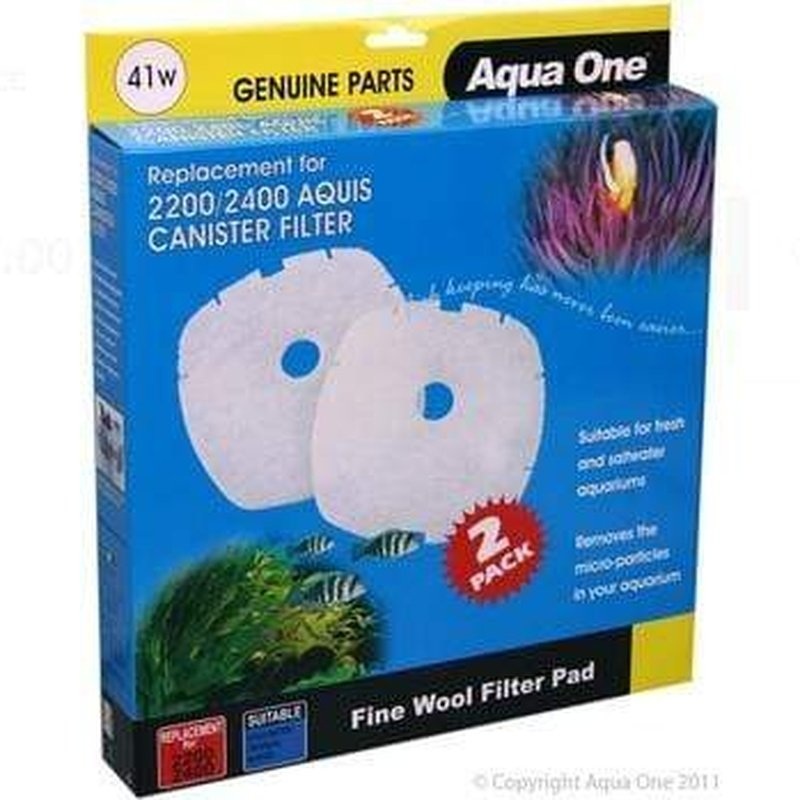 Aqua One Wool 2pk 41w - Nautilus 2700, Brilliance 180 - 25401w