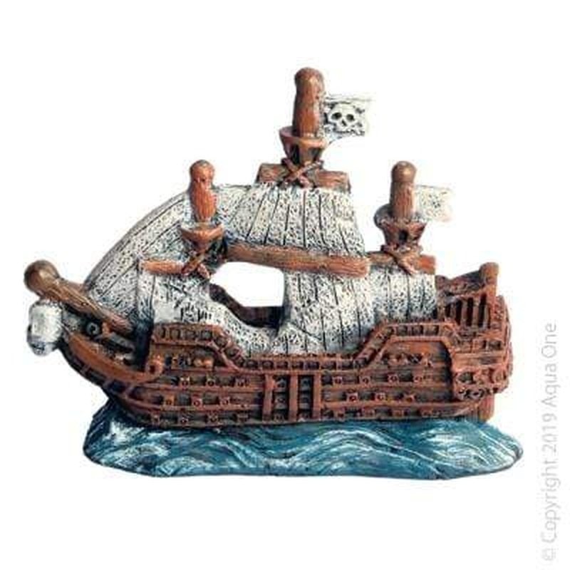 Aqua One Mini Pirate Ship 10.5 x 3 x 8.5
