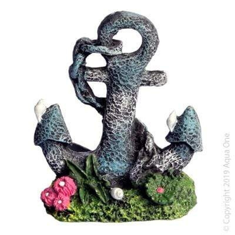 Aqua One Mini Ruined Anchor 6 x 4 x 7.5cm