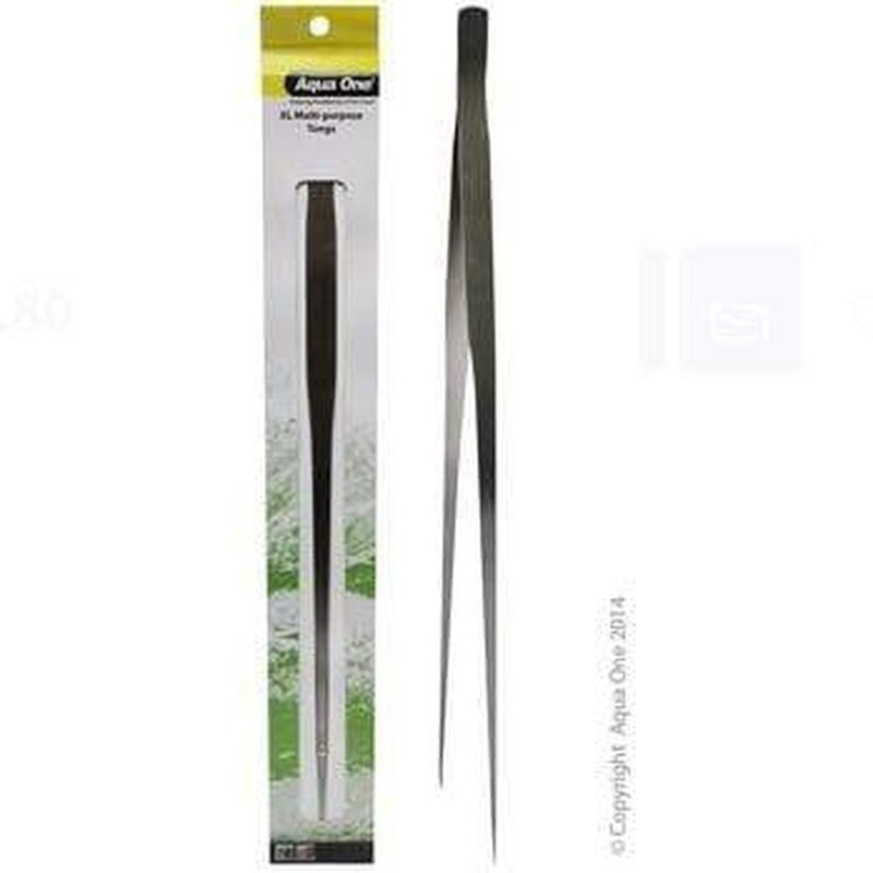 Aqua One Multi Purpose Tongs 48cm Stainless Steel