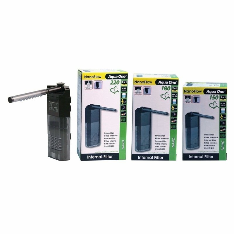 Aqua One NanoFlow 180 Internal Filter (40L - 180L/hr)