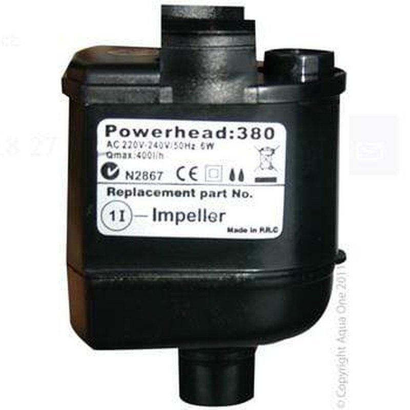 Aqua One Powerhead 6W - AquaStyle 126 380 AquaMode 600 - 10948BK