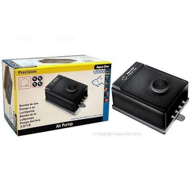 Aqua One Precision 12000 Air Pump 4 Outlet 4 x 200L/h
