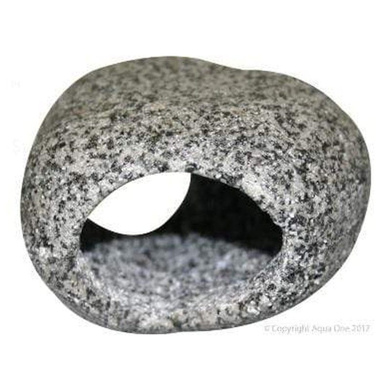 Aqua One Round Granite Cave Small 9.5 x 8.5 x 5.3cm