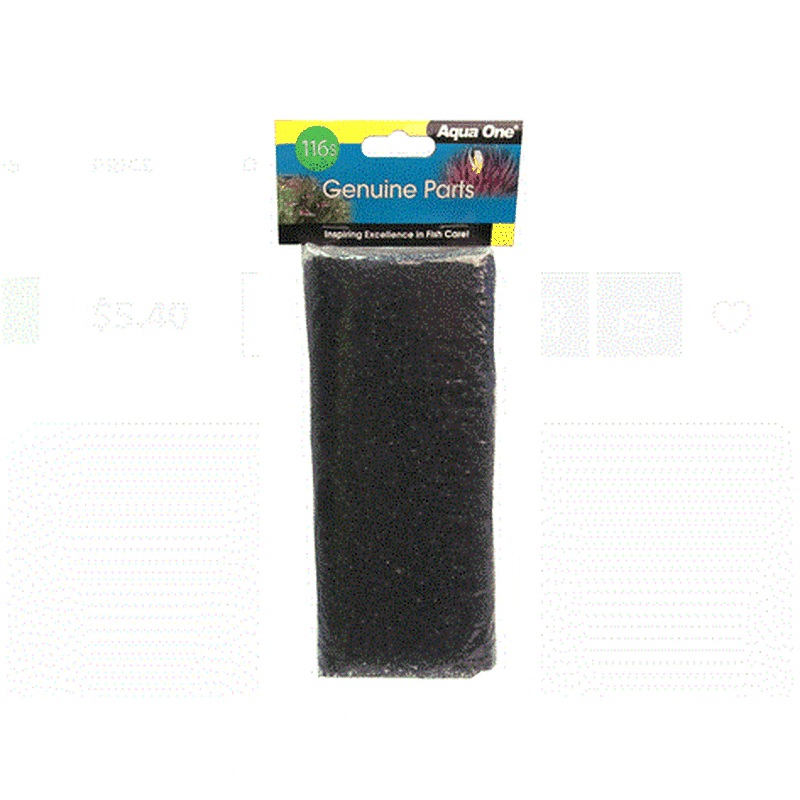 Aqua One Sponge 15ppi 1pk 116s - AquaNano 30 Flora 36/42 - 25116s