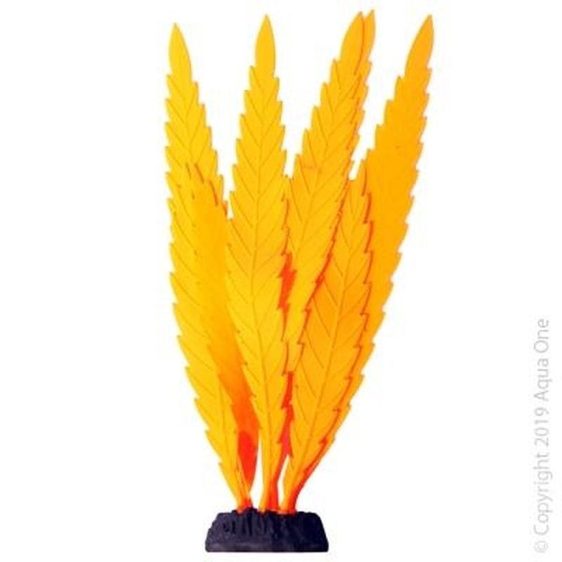 Aqua One Flexiscape Large Indica Fern Orange 25cm