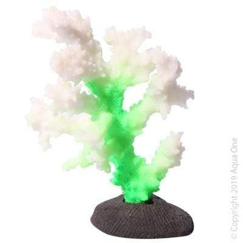 Aqua One Flexiscape Small Carnation Green Coral Ornament 13cm