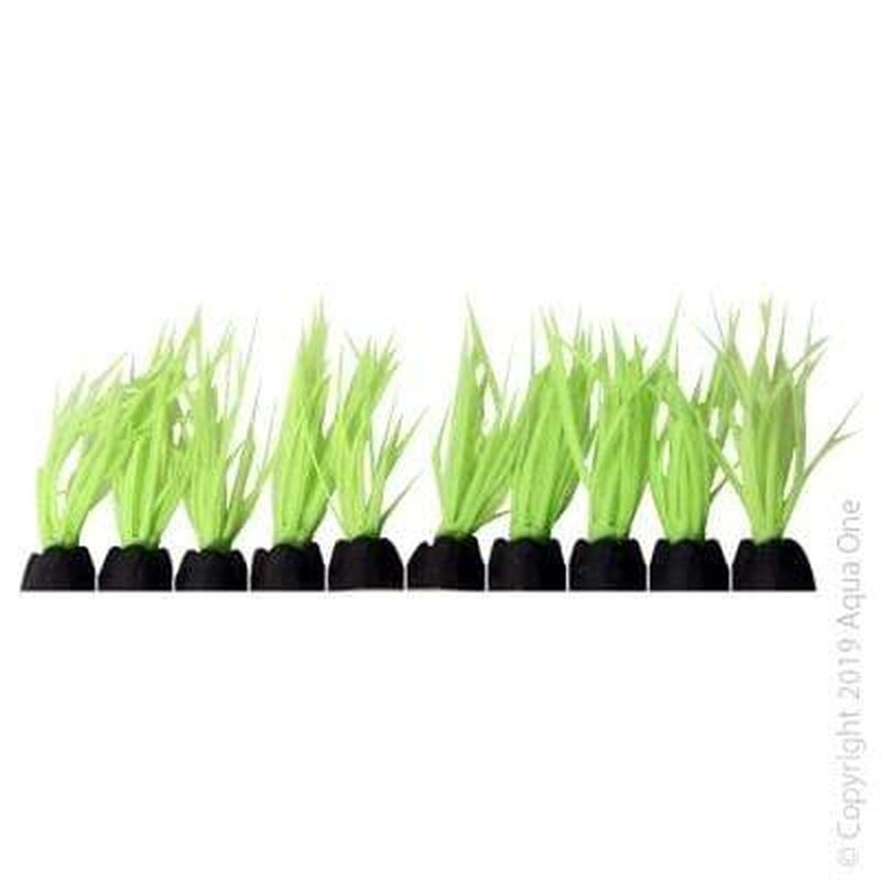 Aqua One Flexiscape Small Carpet Grass Green Plant 6cm (10 pack)