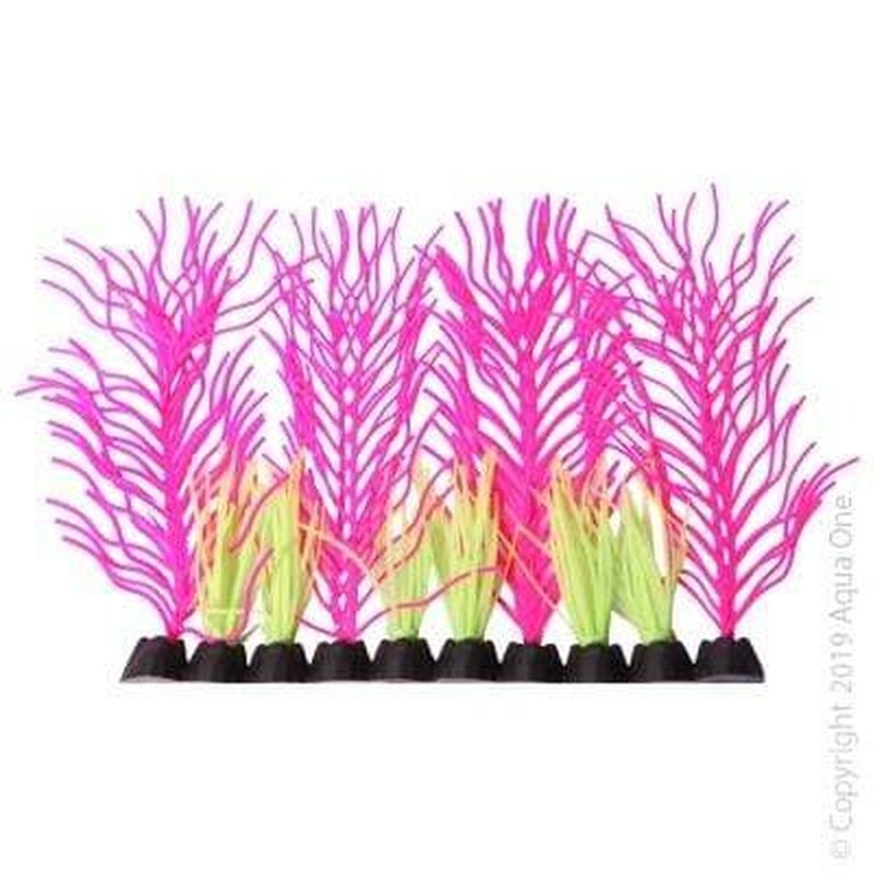 Aqua One Flexiscape Small Hornwort Pink and Green Plant 12cm