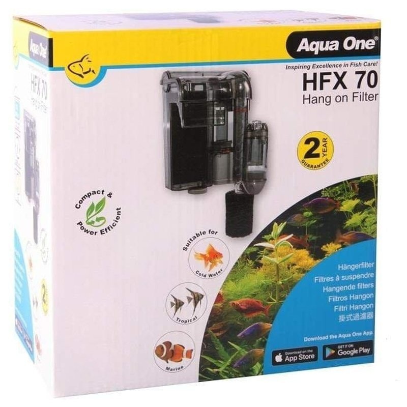 Aqua One HFX 70 Hang On Filter (70L, 280L/h)