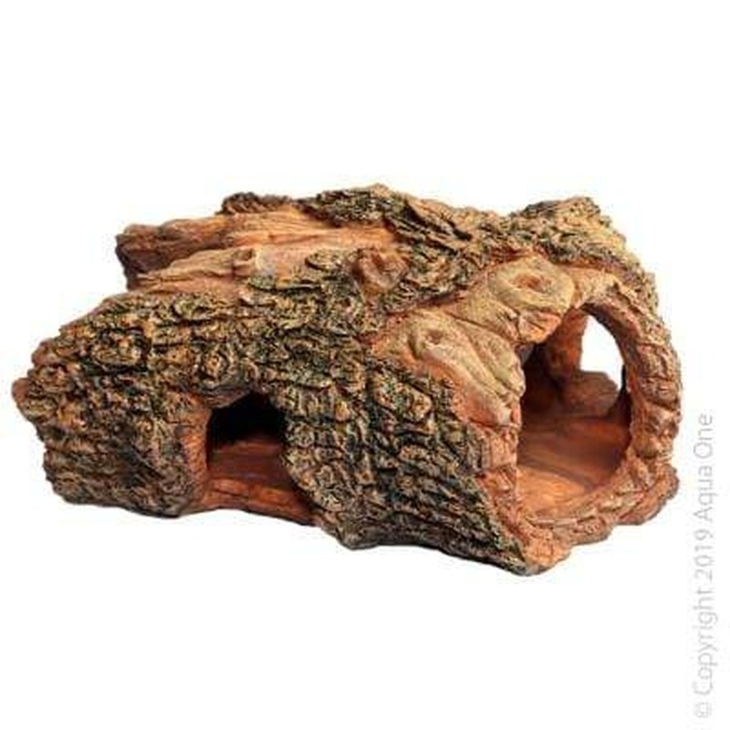 Aqua One Artificial Hollow Log 22 x 15 x 11cm