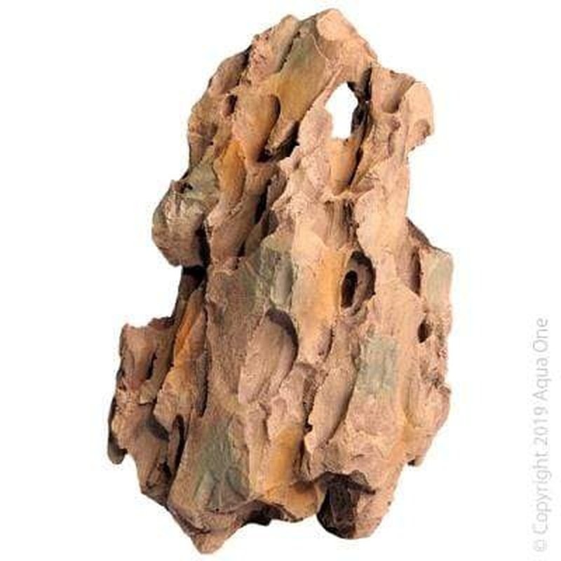Aqua One Artificial Petrified Wood Rock Style 13 x 10 x 20cm